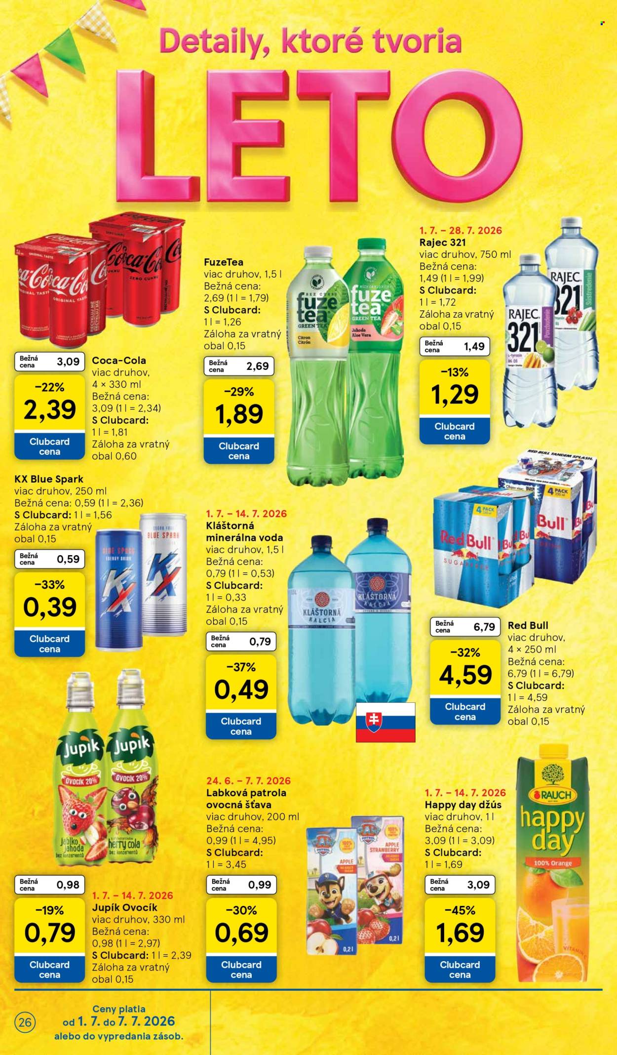 Leták TESCO - 1.7.2026 - 7.7.2026. Strana 26