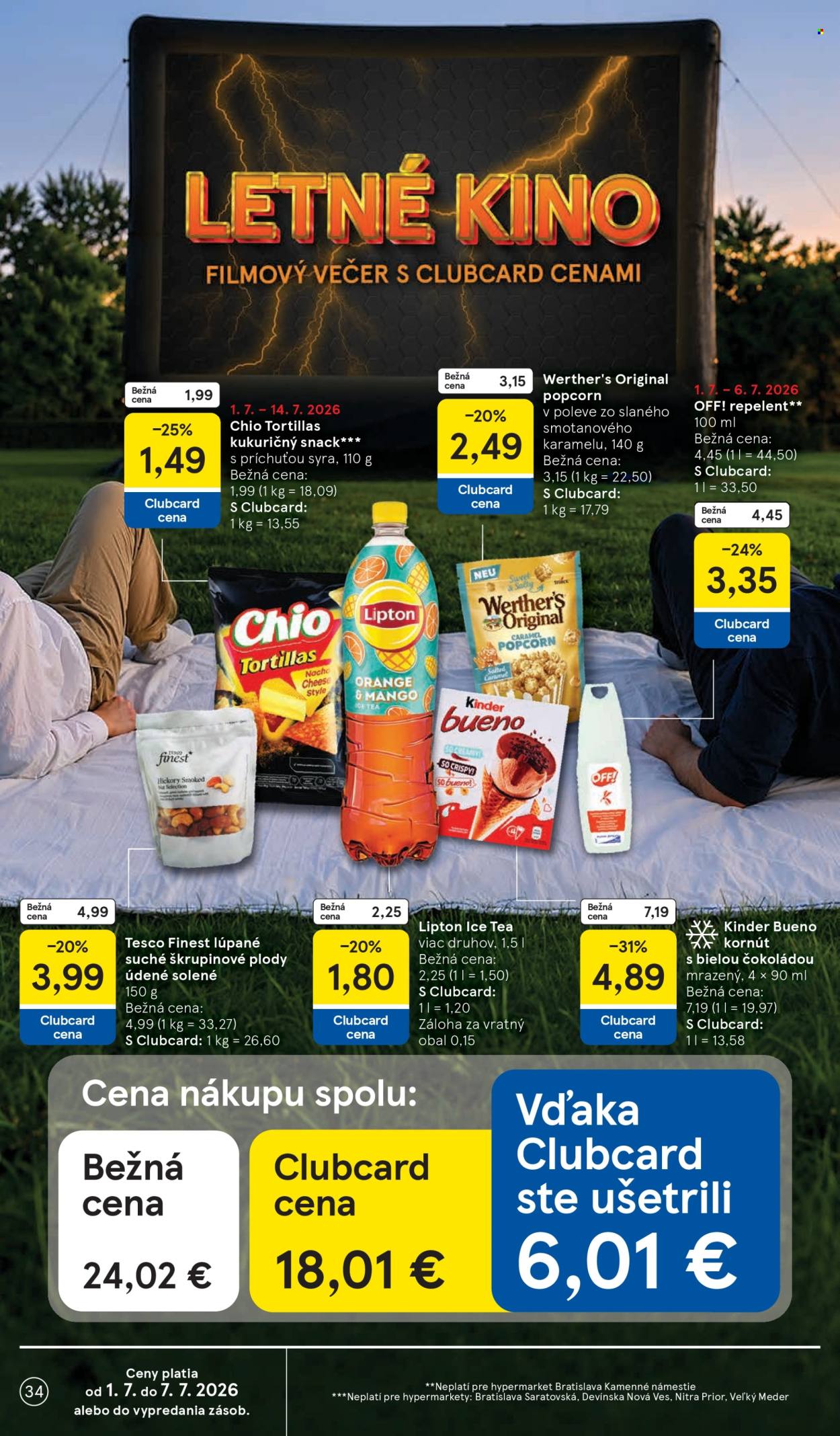 Leták TESCO - 1.7.2026 - 7.7.2026. Strana 34