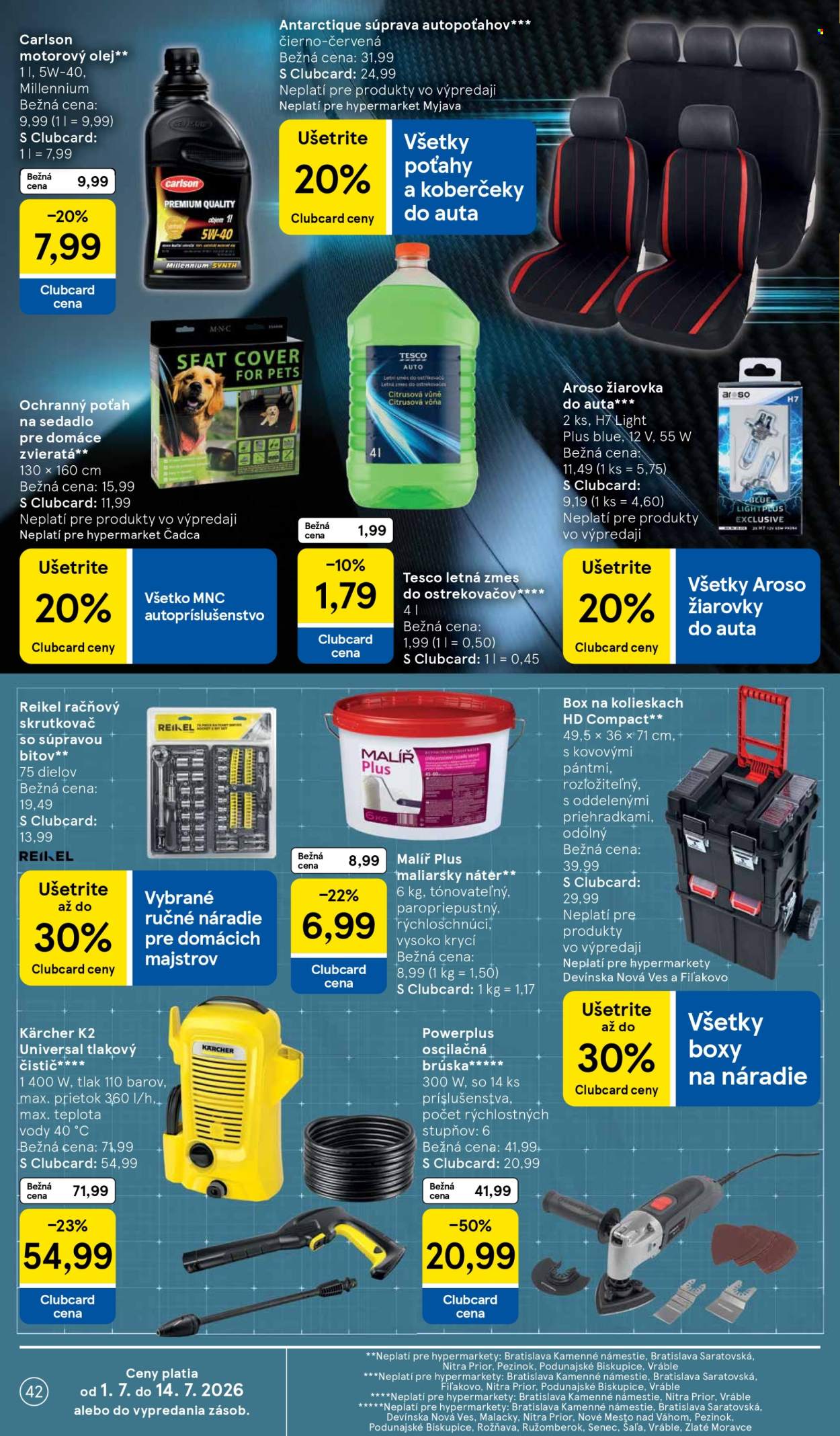 Leták TESCO - 1.7.2026 - 7.7.2026. Strana 42