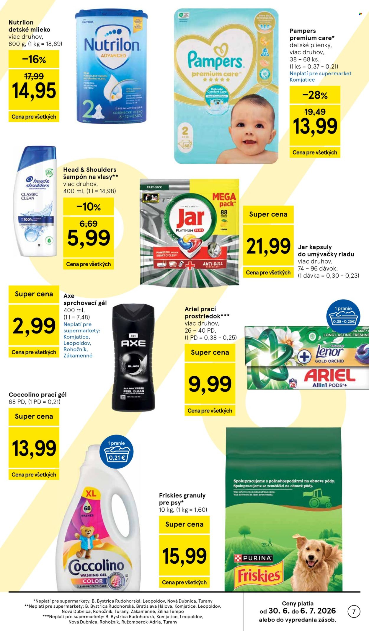 Leták TESCO supermarket - 1.7.2026 - 7.7.2026. Strana 7