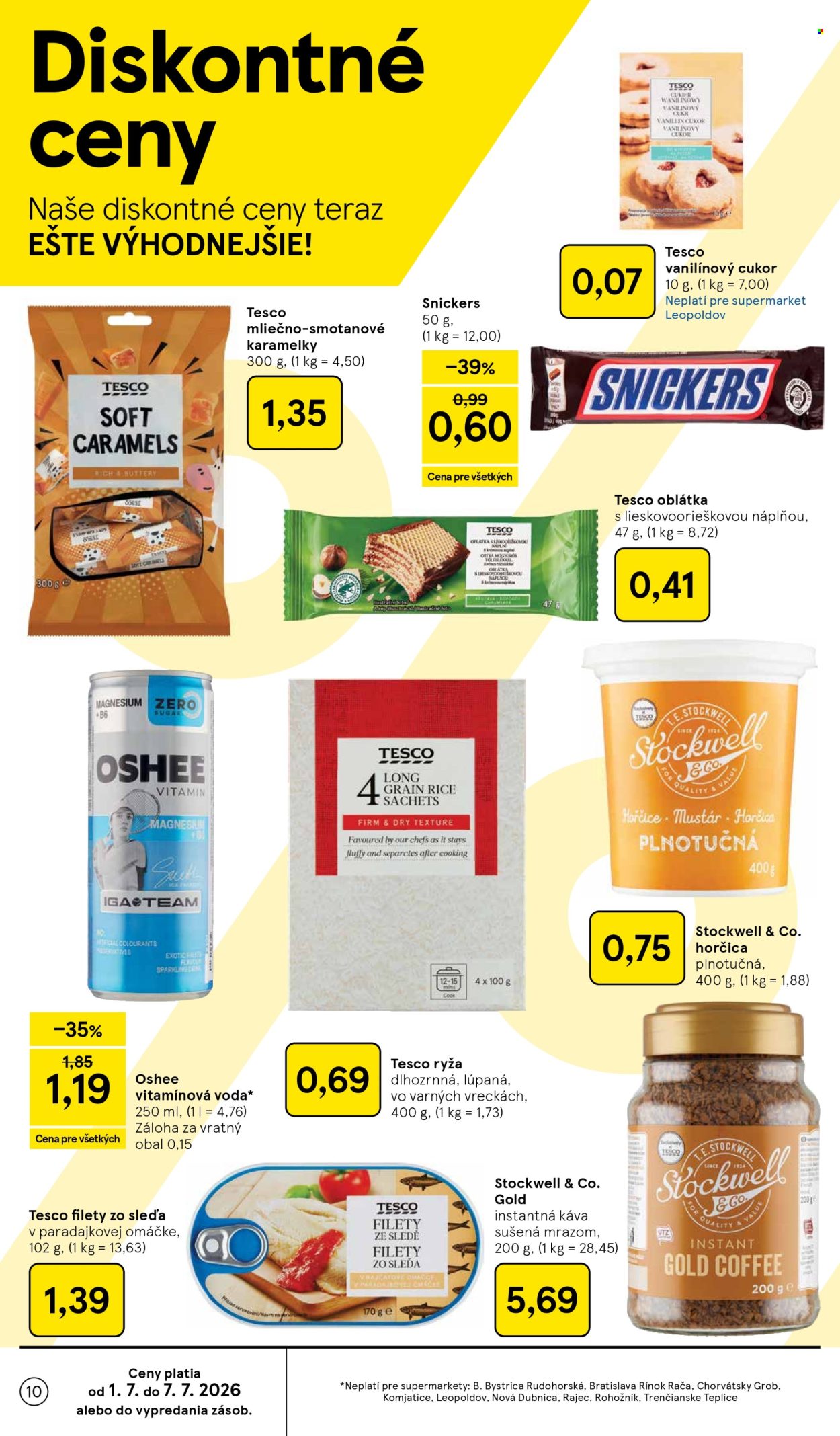 Leták TESCO supermarket - 1.7.2026 - 7.7.2026. Strana 10
