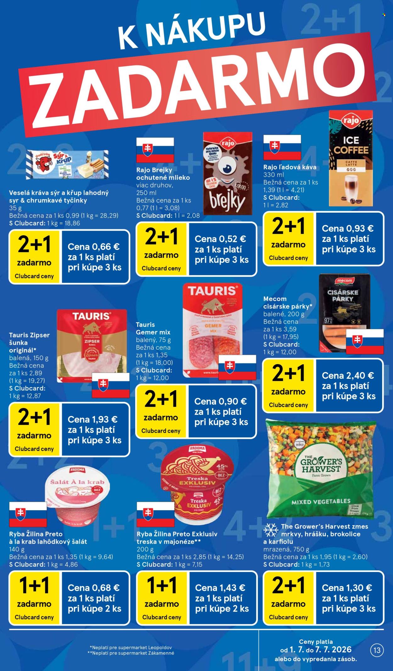 Leták TESCO supermarket - 1.7.2026 - 7.7.2026. Strana 13