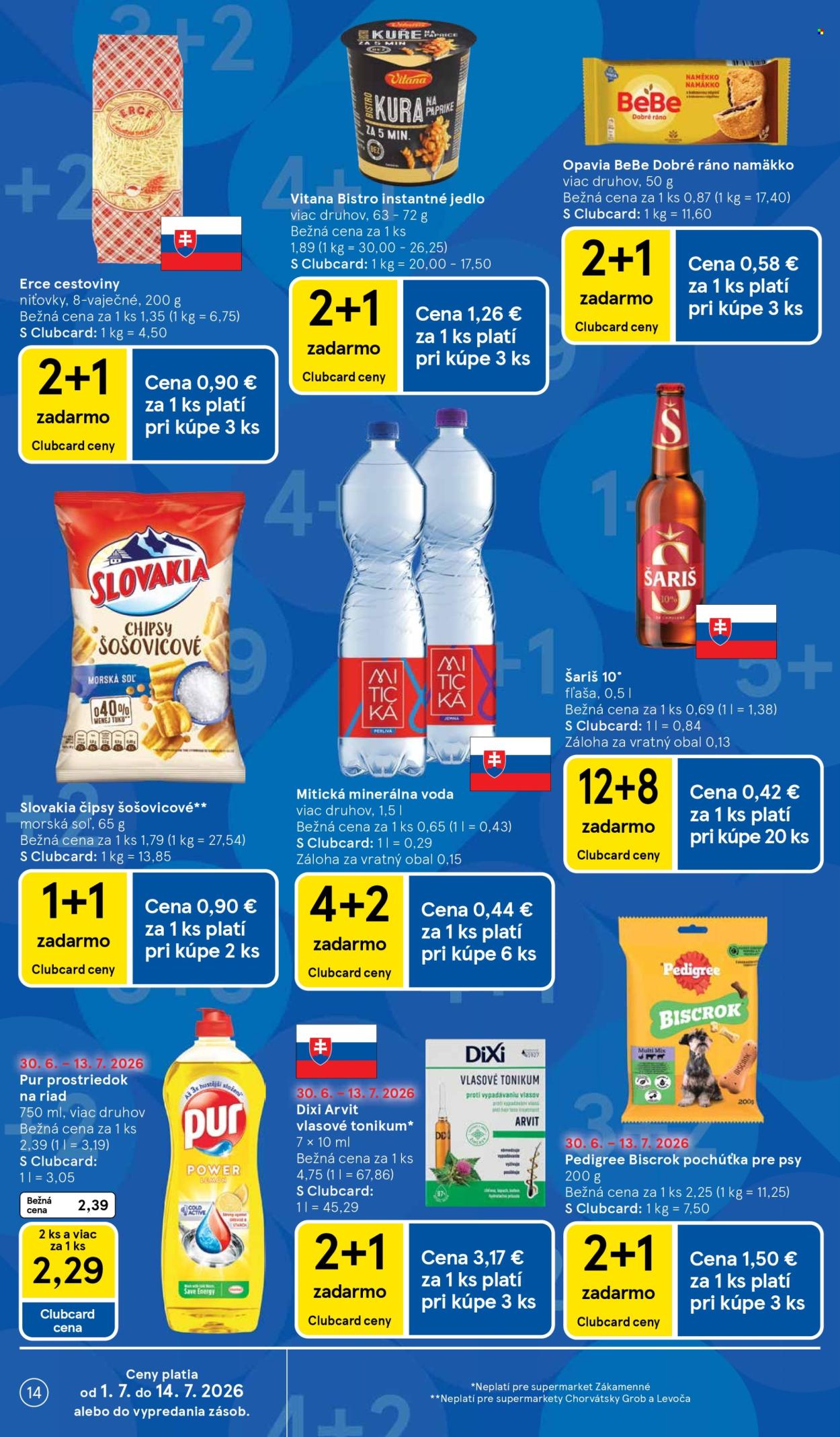 Leták TESCO supermarket - 1.7.2026 - 7.7.2026. Strana 14