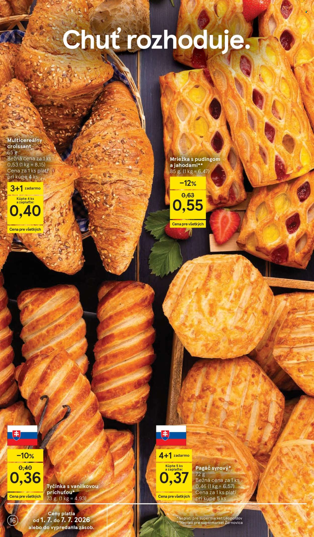 Leták TESCO supermarket - 1.7.2026 - 7.7.2026. Strana 16