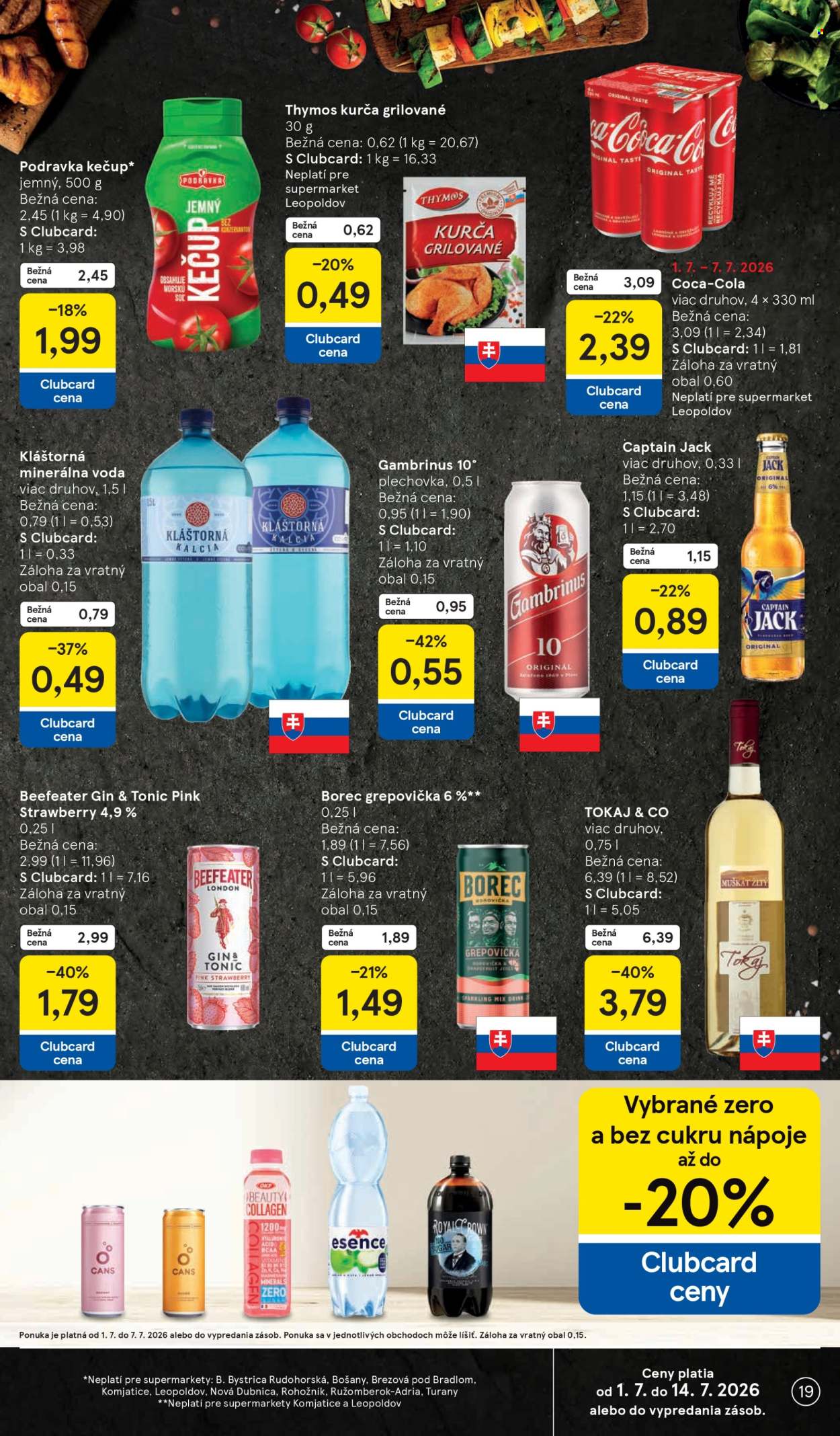 Leták TESCO supermarket - 1.7.2026 - 7.7.2026. Strana 19