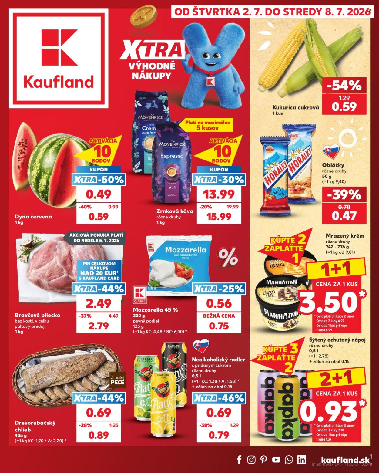 Leták Kaufland - 2.7.2026 - 8.7.2026. Strana 1