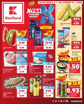 Leták Kaufland - 2.7.2026 - 8.7.2026.