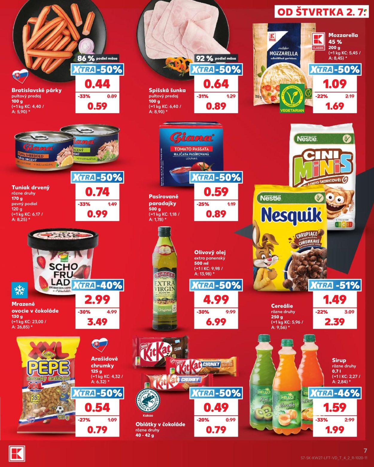 Leták Kaufland - 2.7.2026 - 8.7.2026. Strana 7