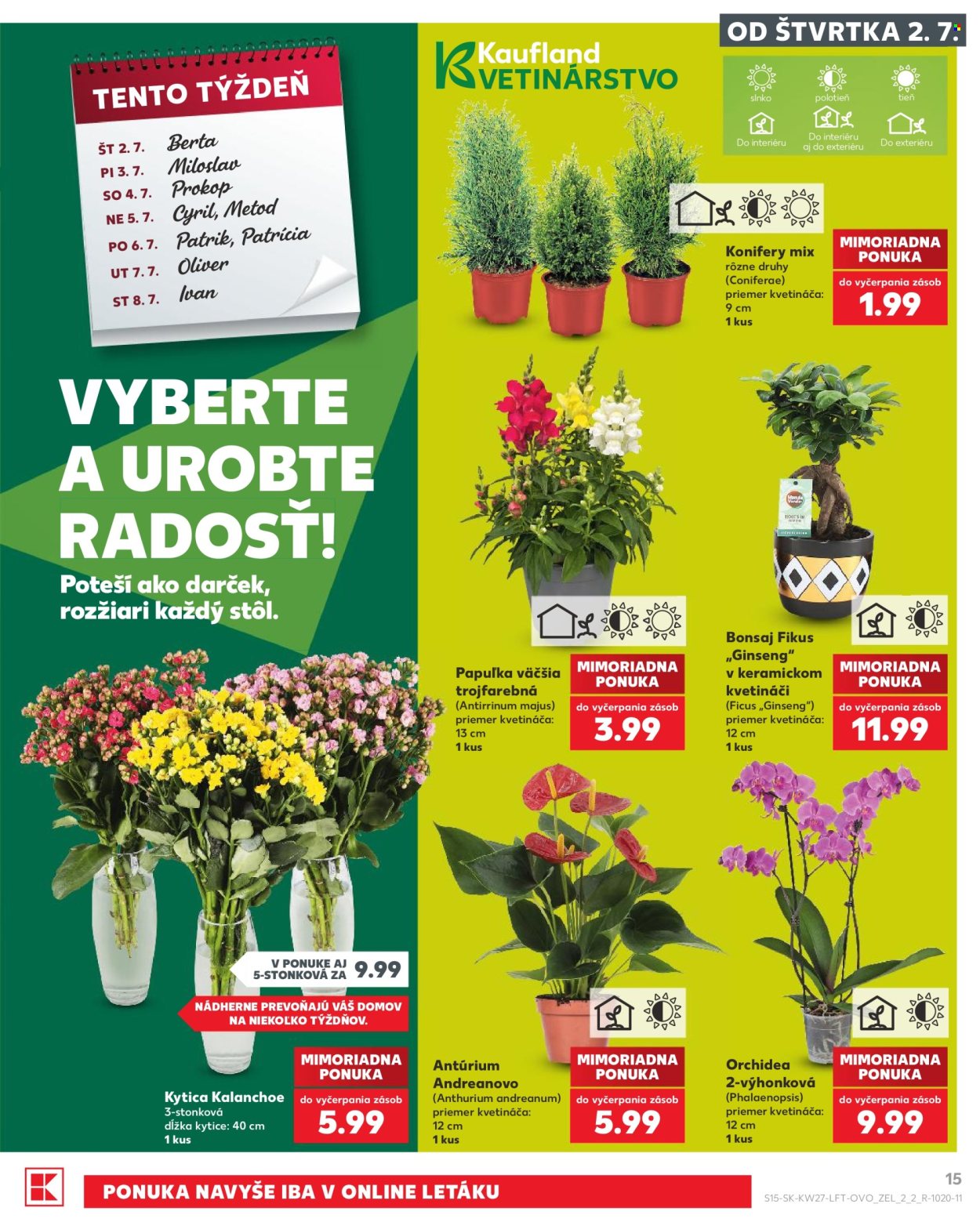 Leták Kaufland - 2.7.2026 - 8.7.2026. Strana 15