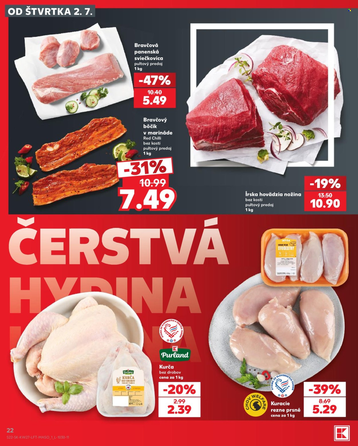Leták Kaufland - 2.7.2026 - 8.7.2026. Strana 22