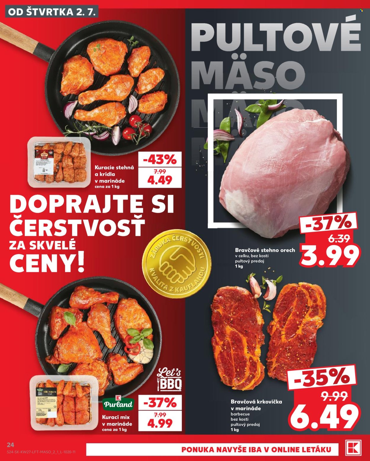 Leták Kaufland - 2.7.2026 - 8.7.2026. Strana 24