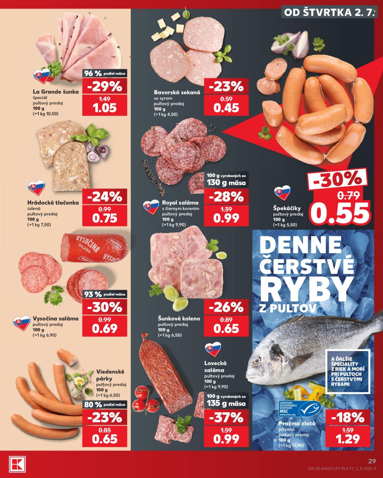 Leták Kaufland - 2.7.2026 - 8.7.2026. Strana 29