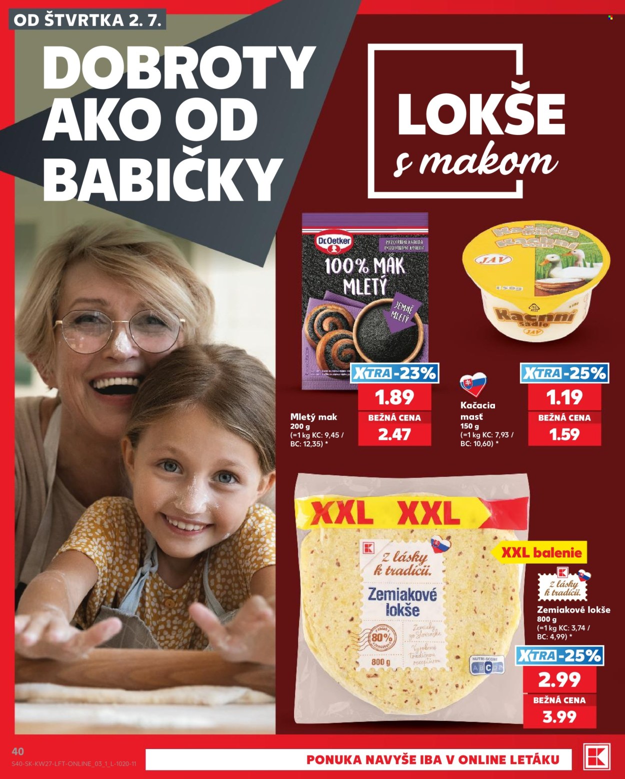 Leták Kaufland - 2.7.2026 - 8.7.2026. Strana 40