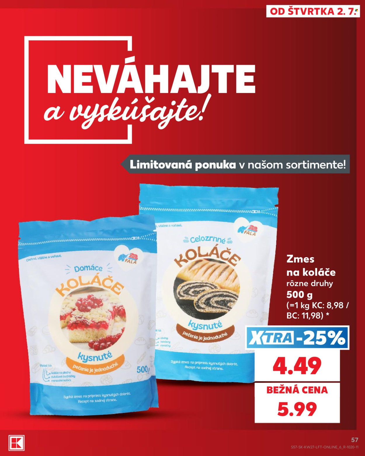 Leták Kaufland - 2.7.2026 - 8.7.2026. Strana 57