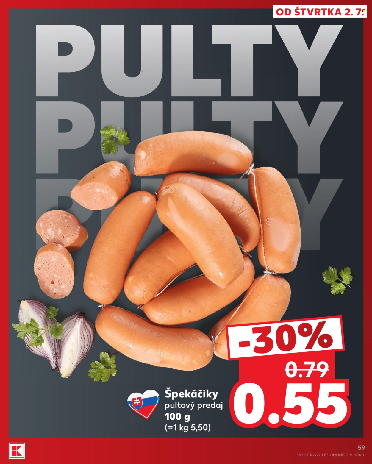Leták Kaufland - 2.7.2026 - 8.7.2026. Strana 59