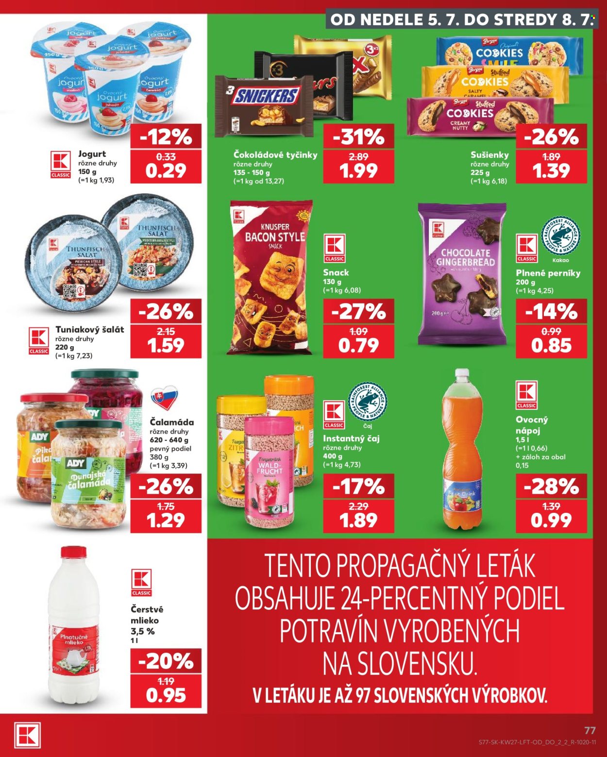 Leták Kaufland - 2.7.2026 - 8.7.2026. Strana 77