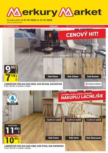 Leták Merkury Market - 1.7.2026 - 31.7.2026.