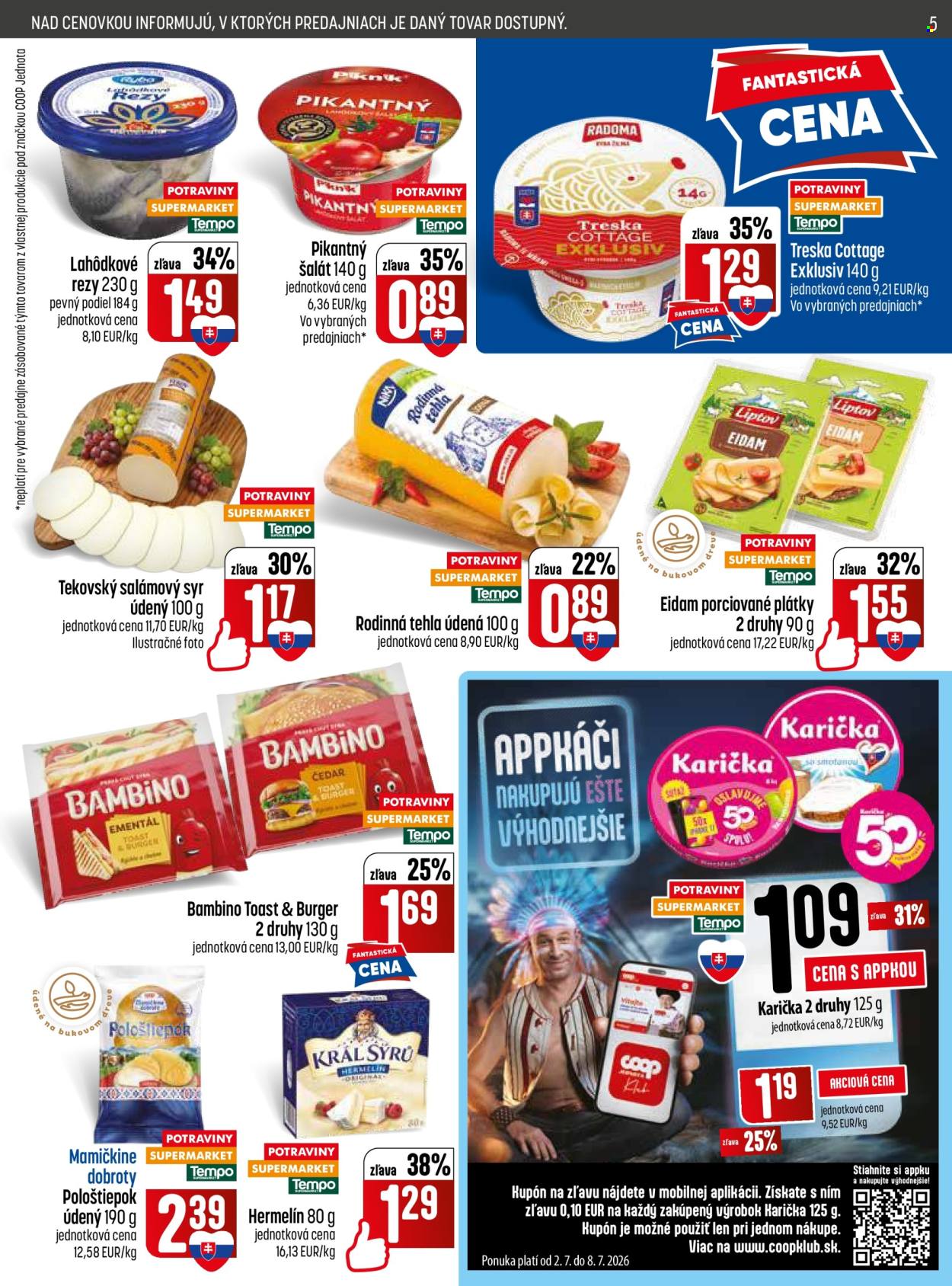 Leták COOP Jednota - 2.7.2026 - 8.7.2026. Strana 5