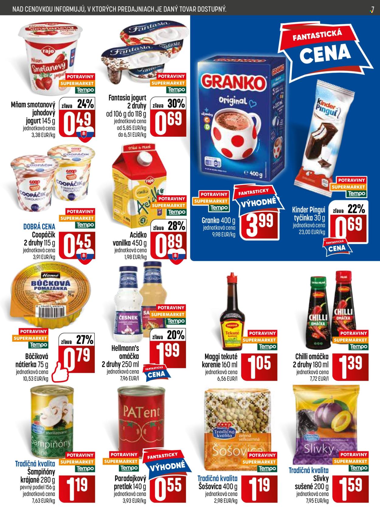 Leták COOP Jednota - 2.7.2026 - 8.7.2026. Strana 7