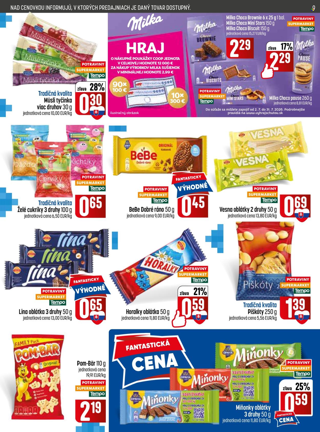 Leták COOP Jednota - 2.7.2026 - 8.7.2026. Strana 9