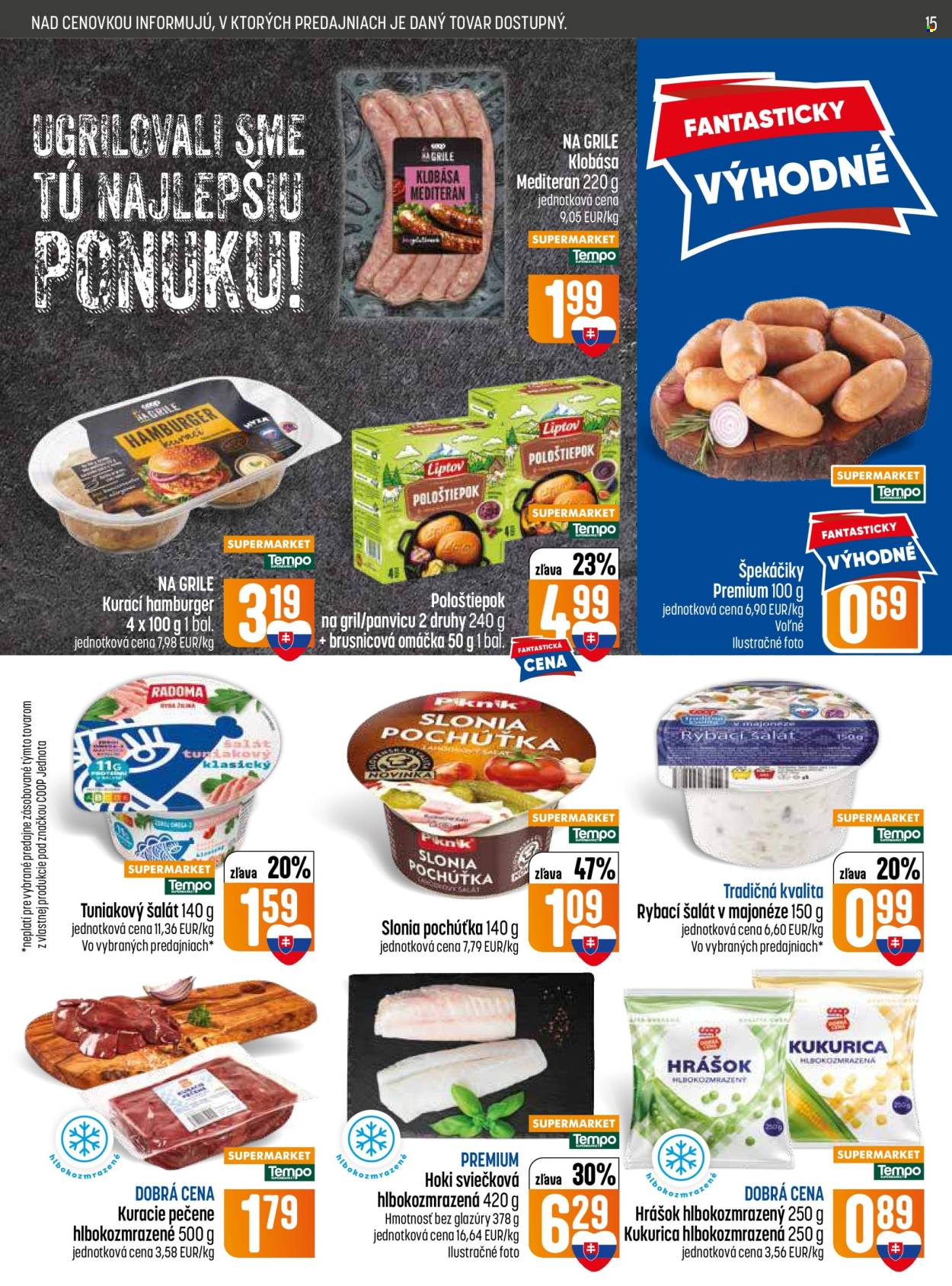 Leták COOP Jednota - 2.7.2026 - 8.7.2026. Strana 15