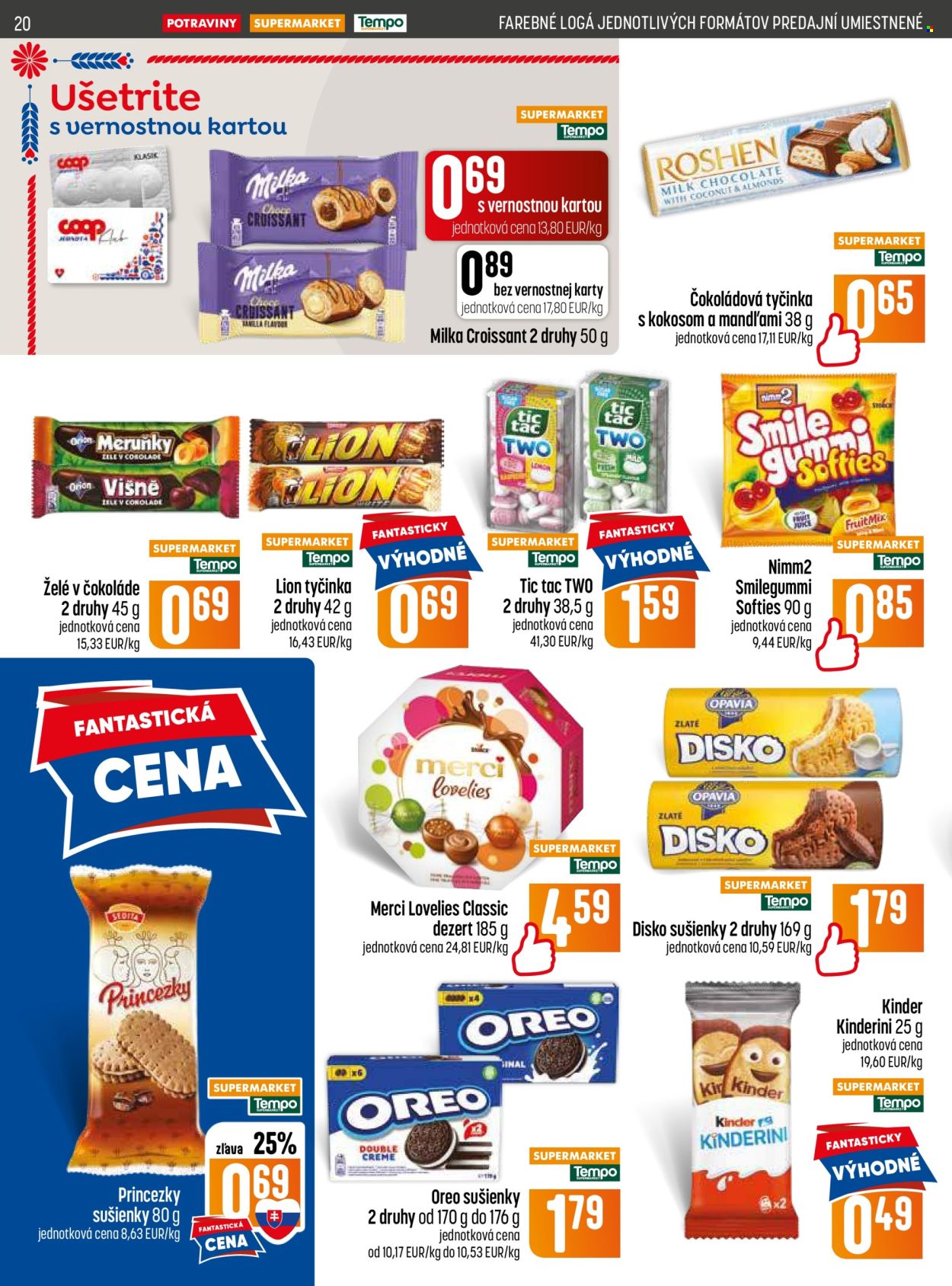 Leták COOP Jednota - 2.7.2026 - 8.7.2026. Strana 20