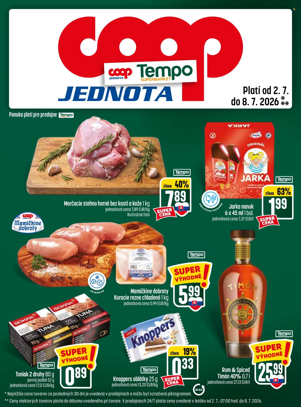 Leták COOP Jednota - 2.7.2026 - 8.7.2026. Strana 25