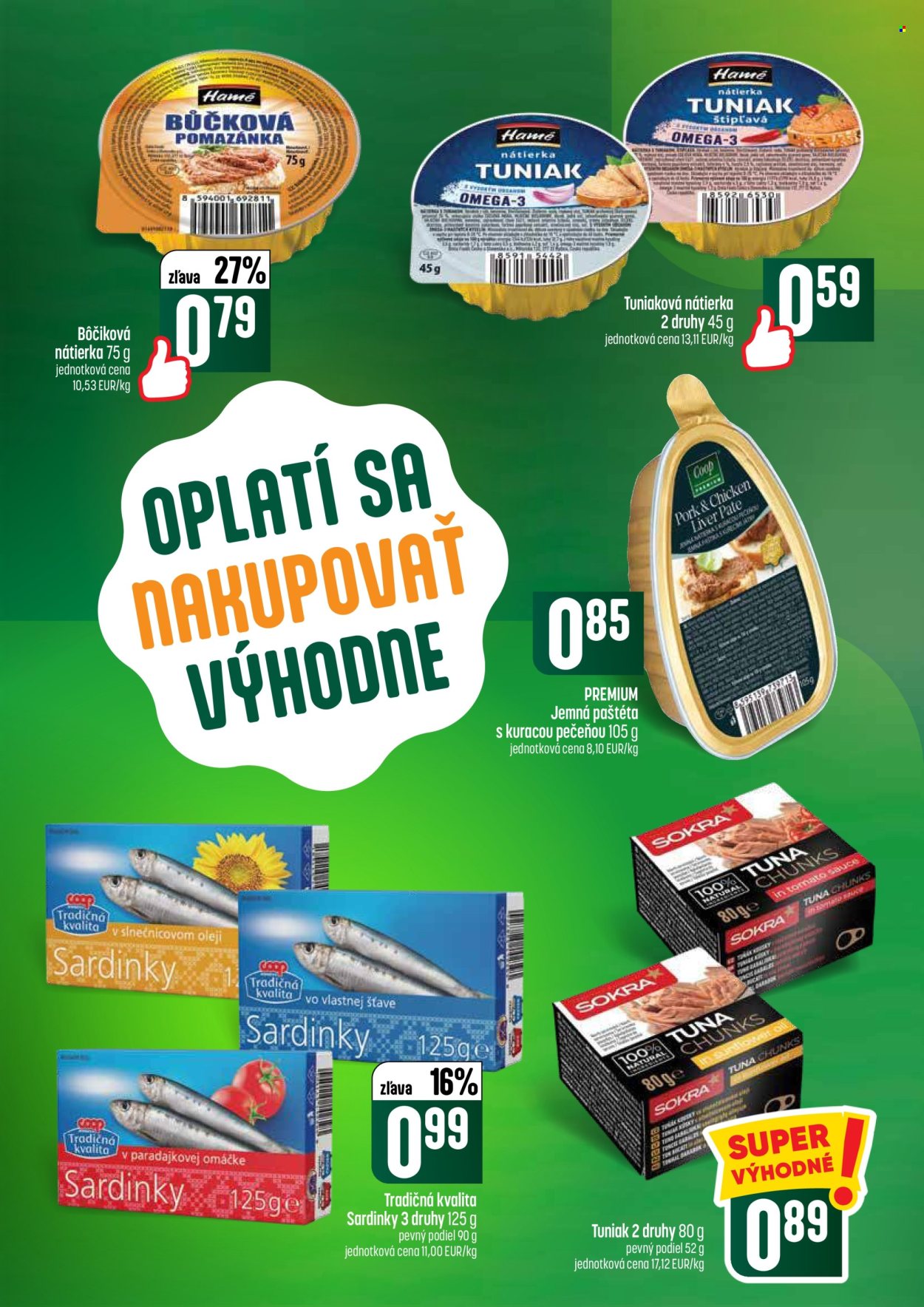 Leták COOP Jednota - 2.7.2026 - 8.7.2026. Strana 28