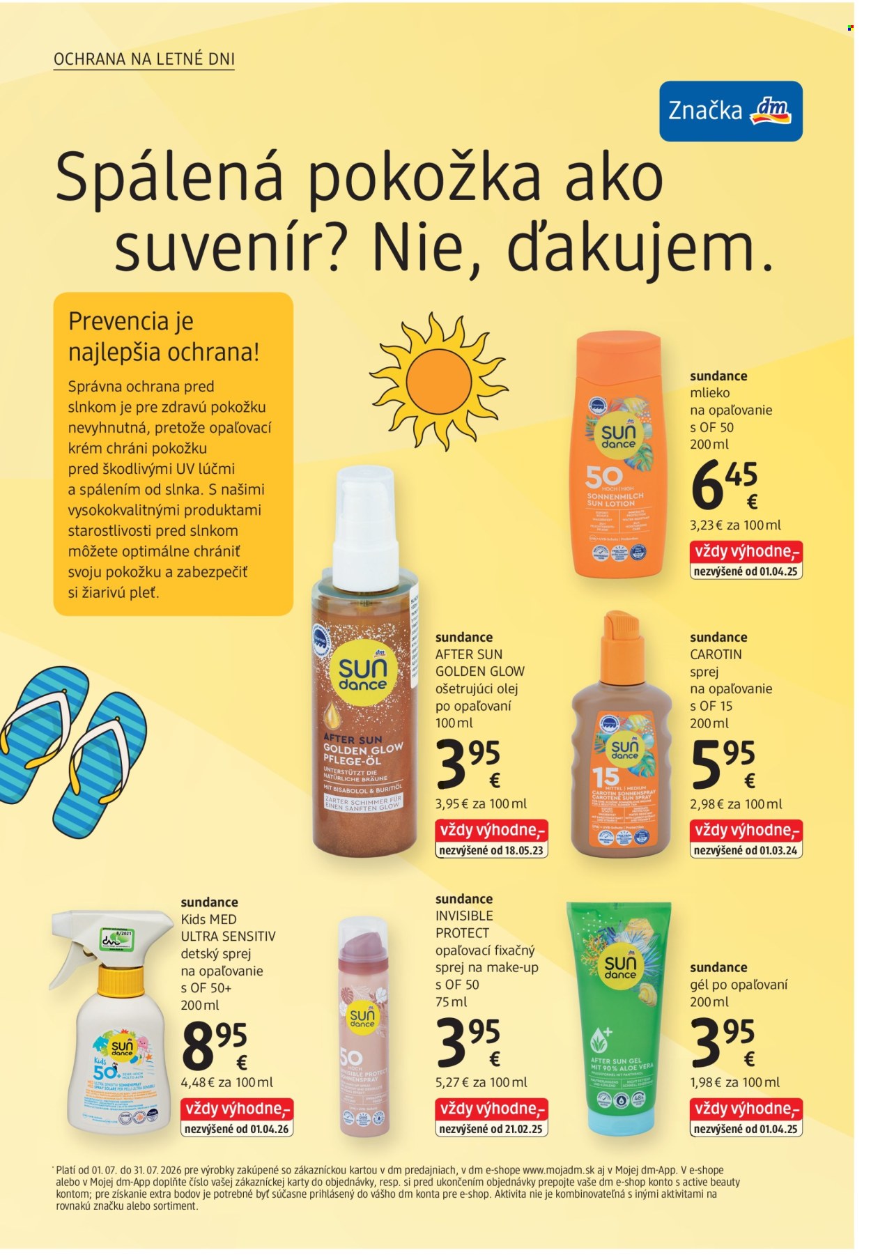 Leták dm drogerie - 1.7.2026 - 31.7.2026. Strana 4