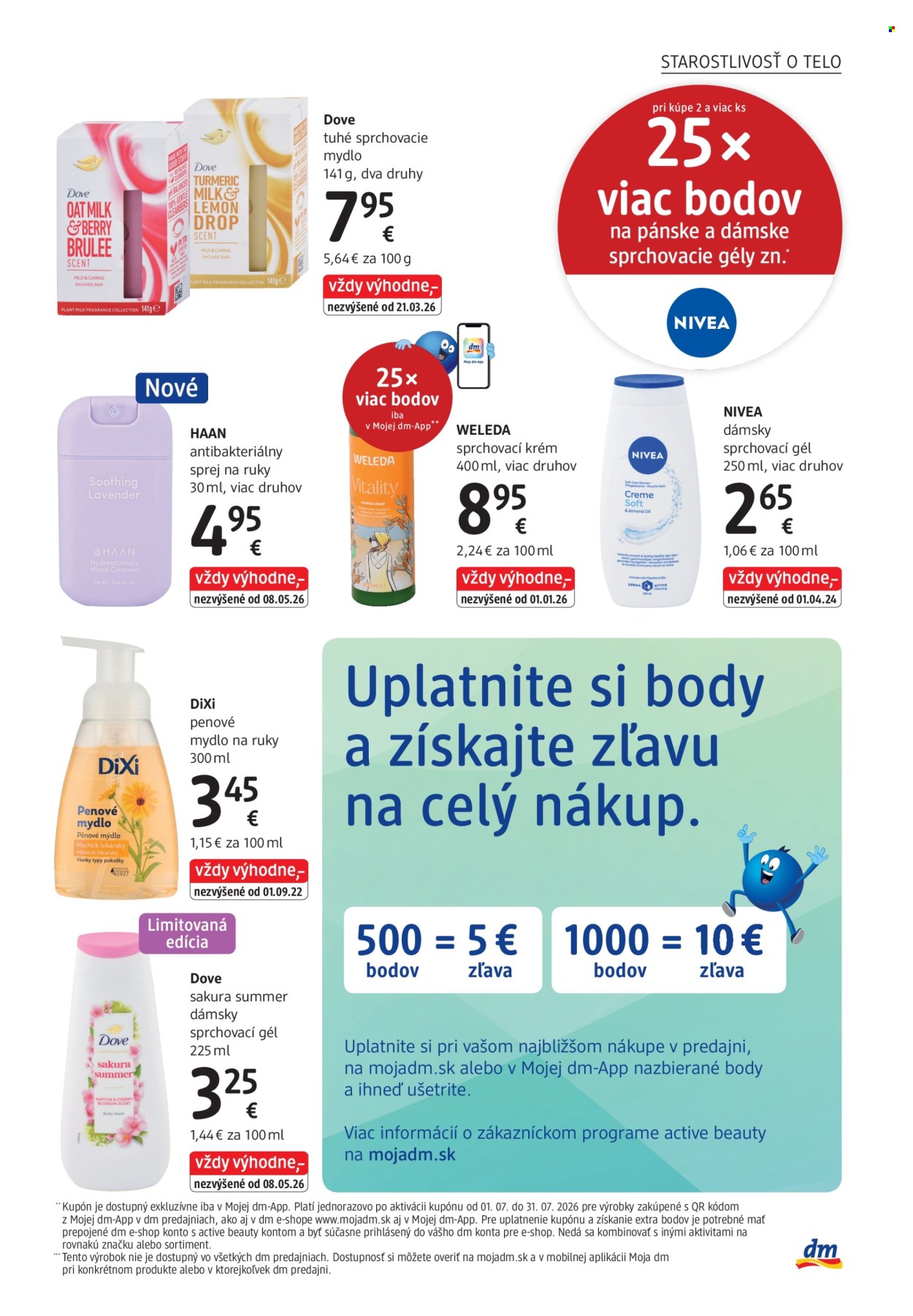 Leták dm drogerie - 1.7.2026 - 31.7.2026. Strana 13