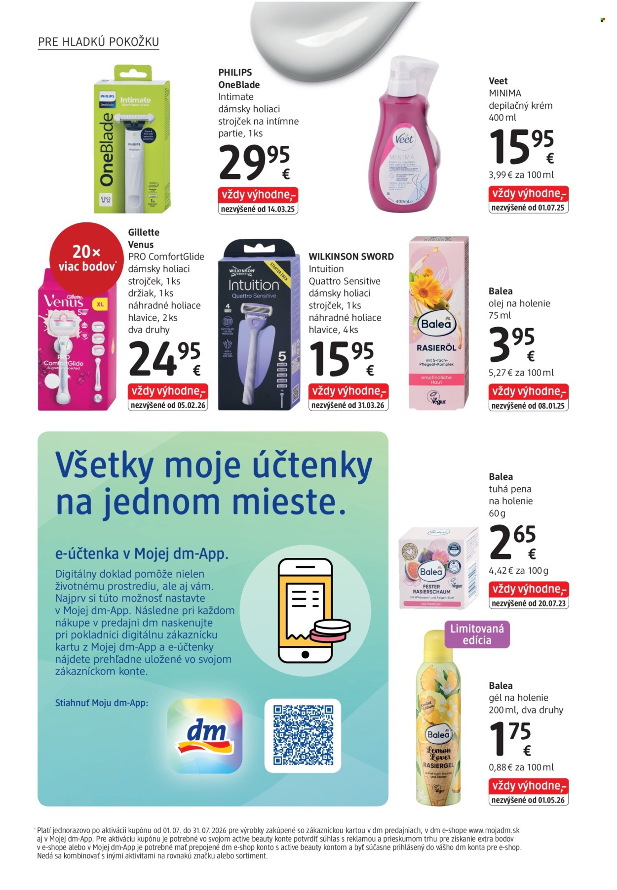Leták dm drogerie - 1.7.2026 - 31.7.2026. Strana 14