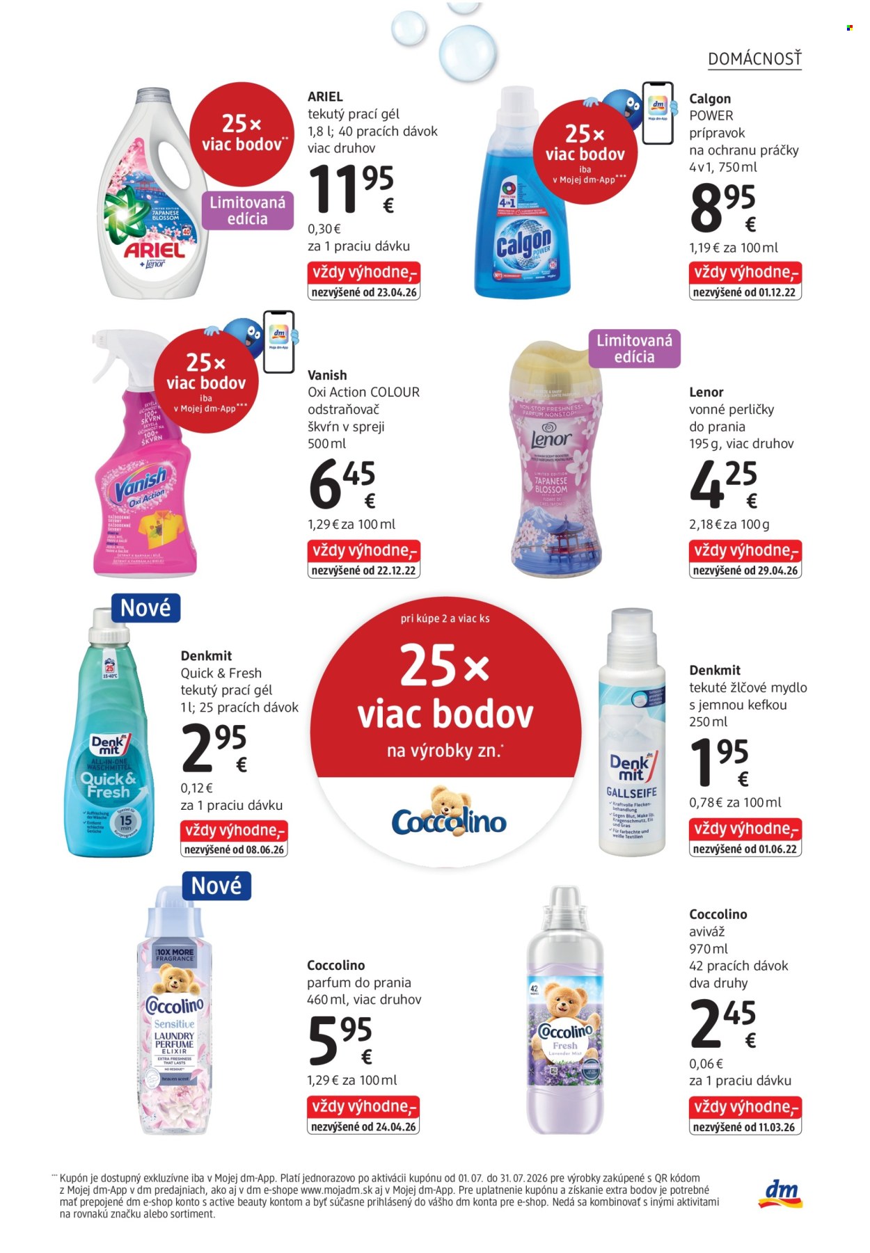 Leták dm drogerie - 1.7.2026 - 31.7.2026. Strana 29