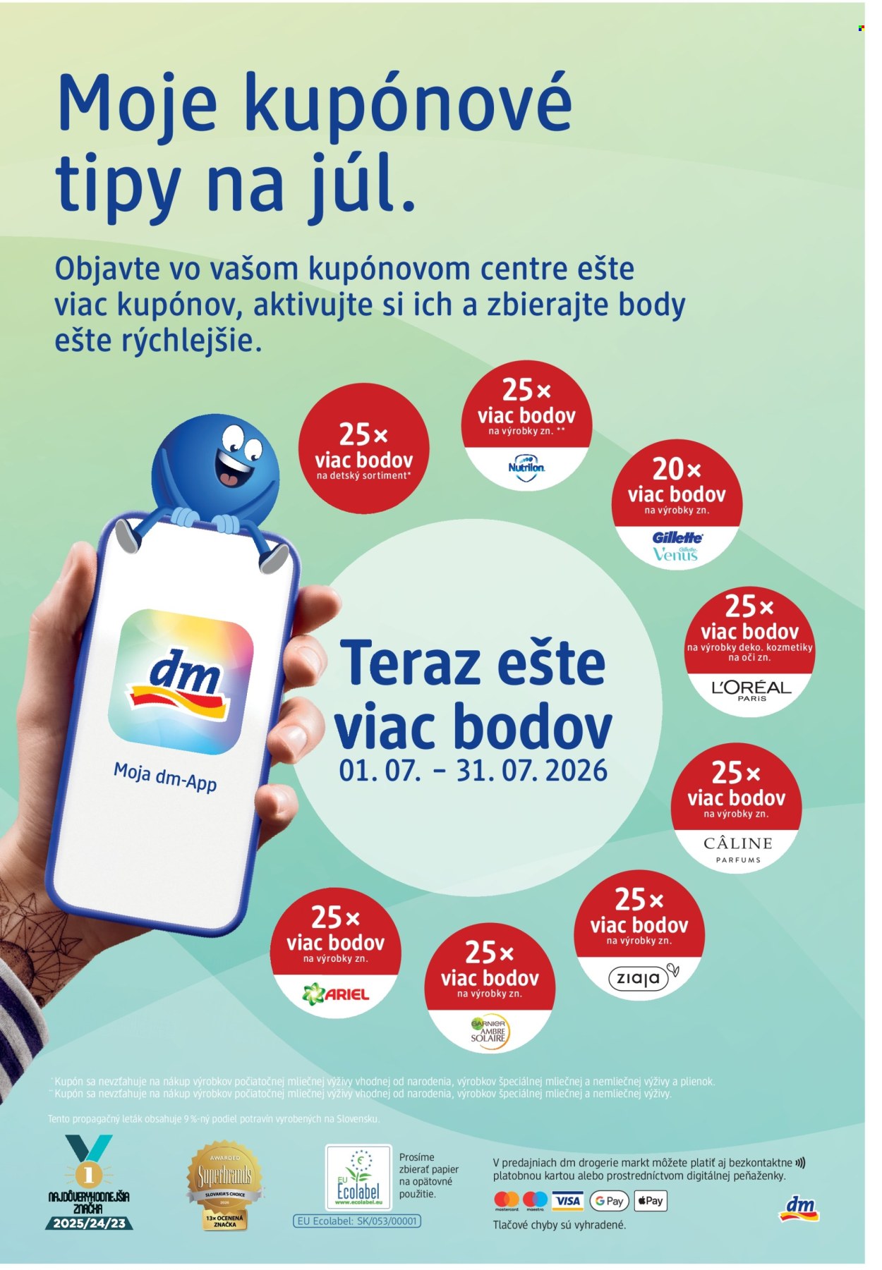 Leták dm drogerie - 1.7.2026 - 31.7.2026. Strana 32