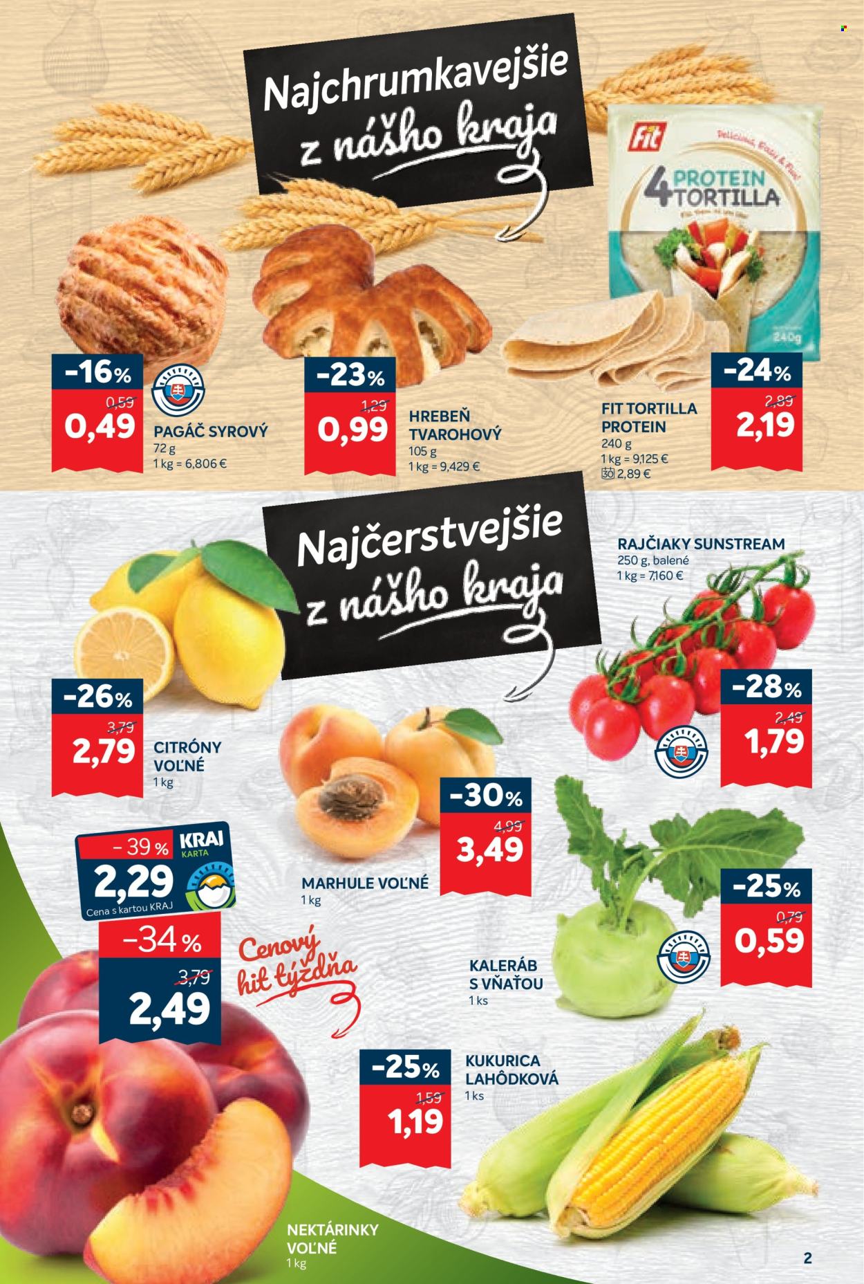 Leták Kraj - 2.7.2026 - 8.7.2026. Strana 2