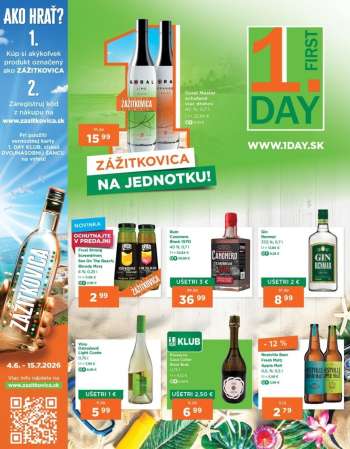 Leták 1Day - 2.7.2026 - 15.7.2026.