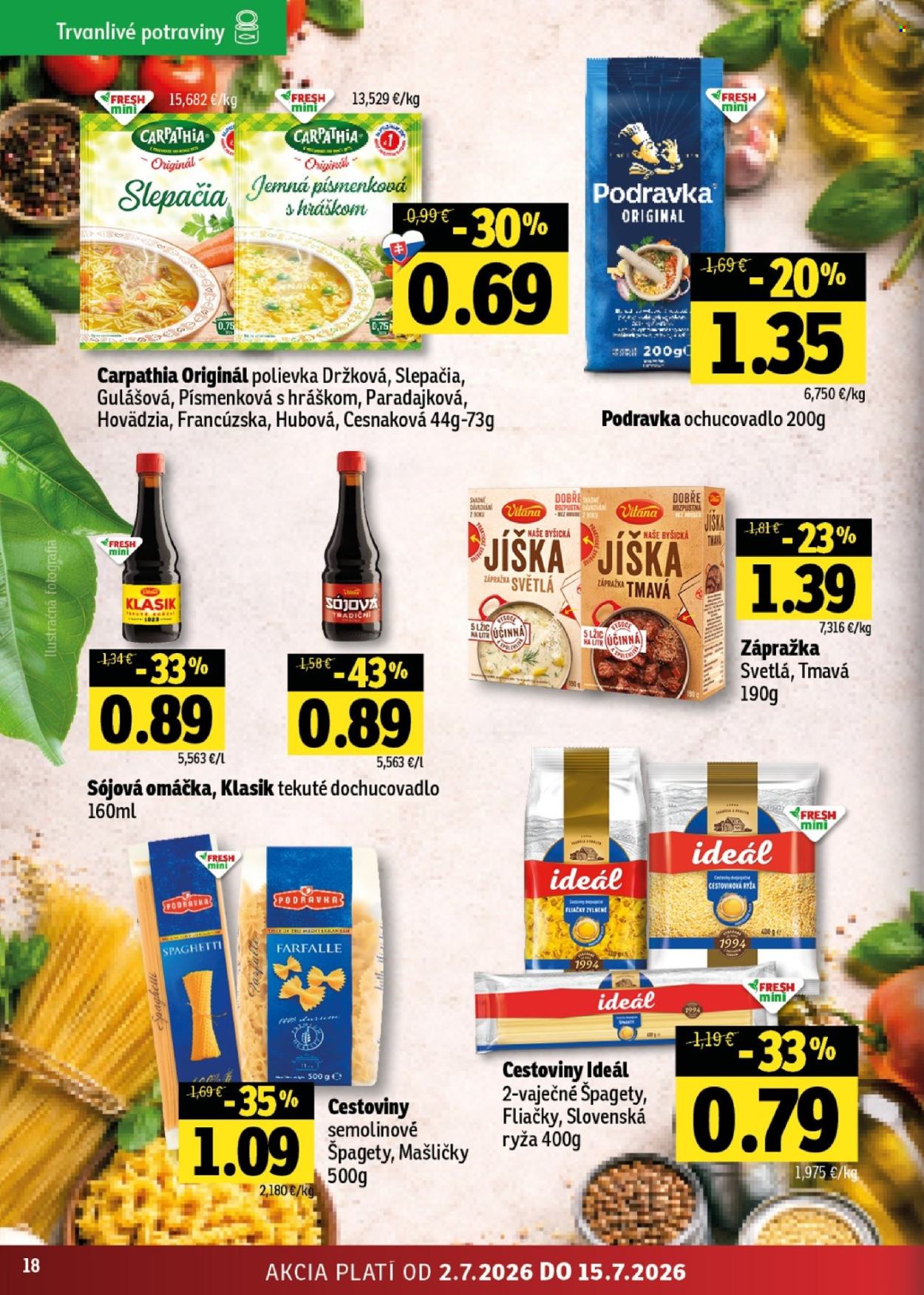 Leták FRESH - 2.7.2026 - 15.7.2026. Strana 18