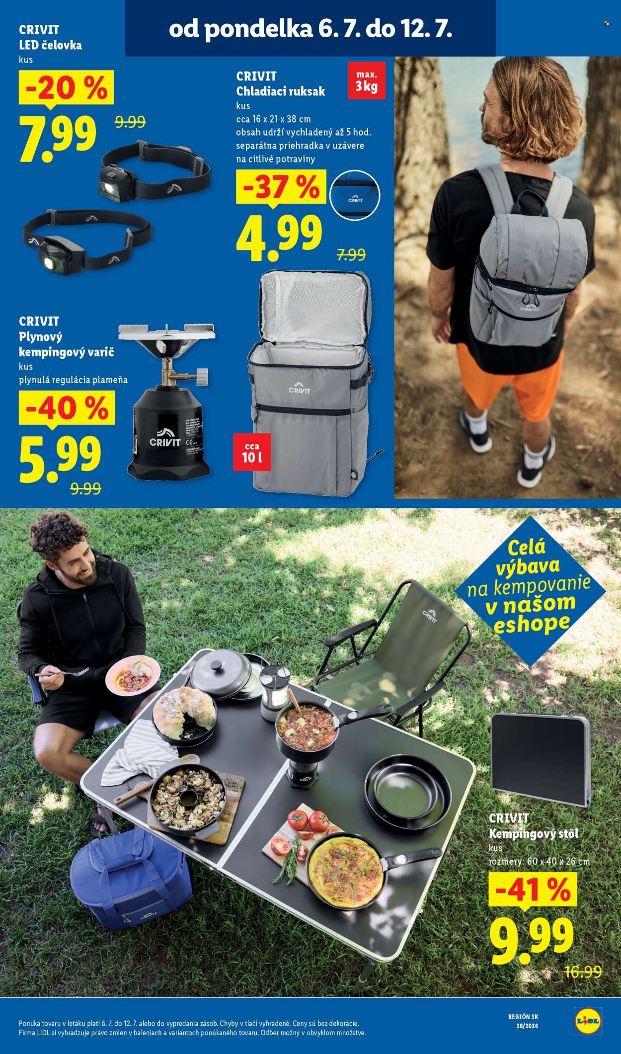 Leták Lidl - 6.7.2026 - 12.7.2026. Strana 39