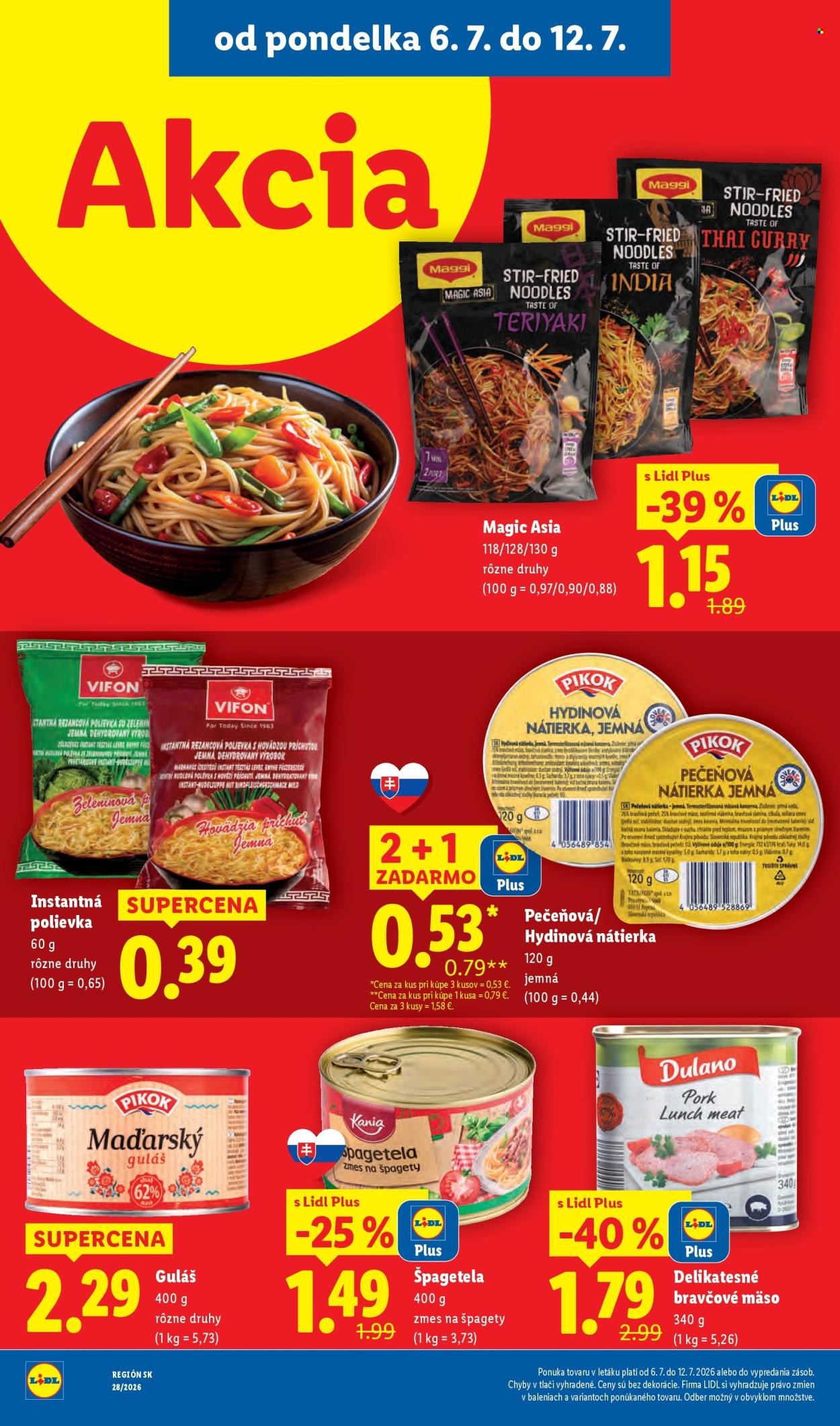 Leták Lidl - 6.7.2026 - 12.7.2026. Strana 42