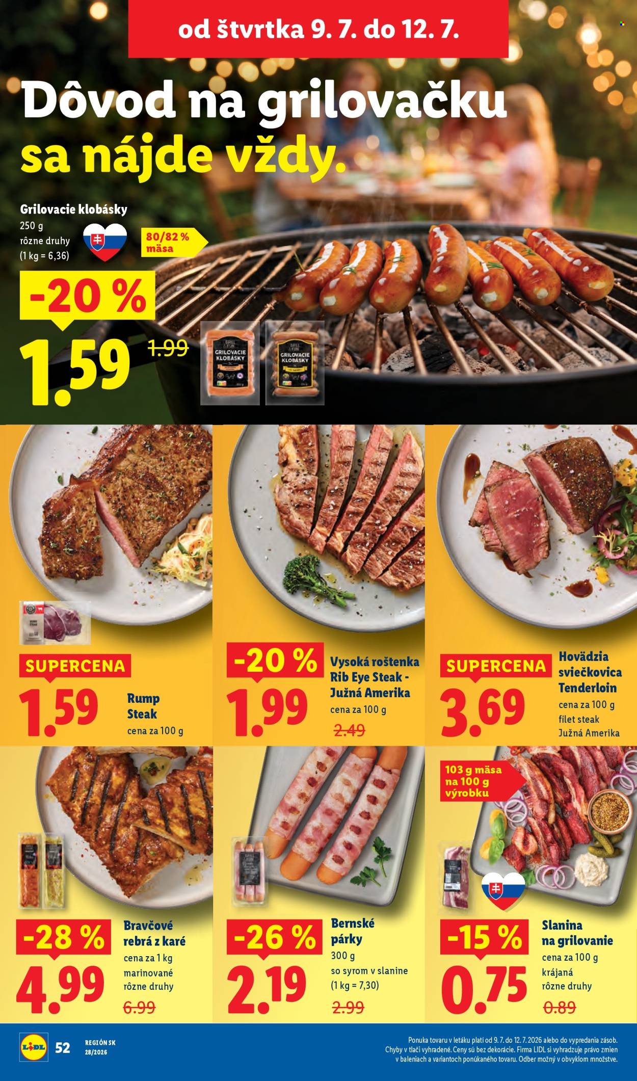 Leták Lidl - 6.7.2026 - 12.7.2026. Strana 72