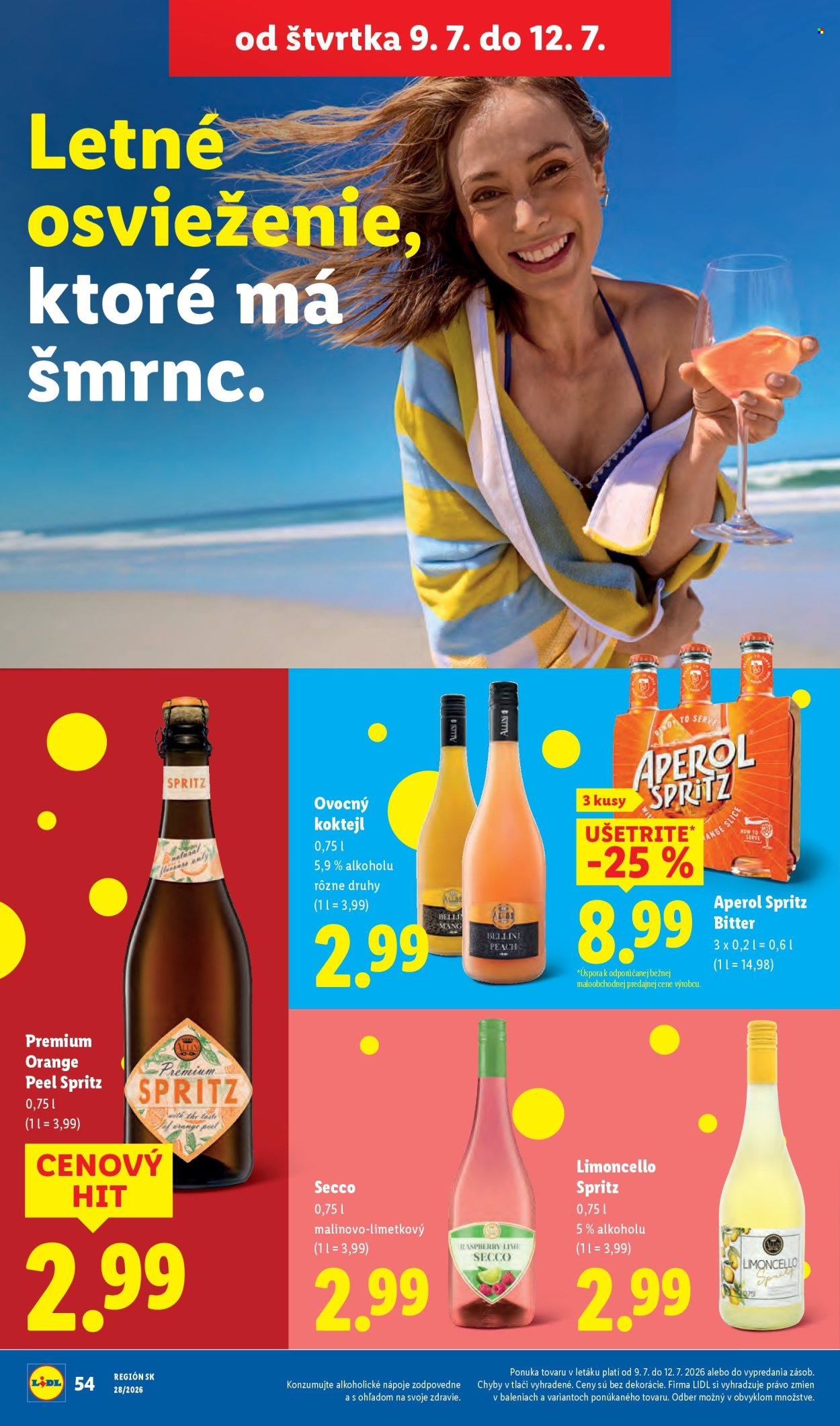 Leták Lidl - 6.7.2026 - 12.7.2026. Strana 74