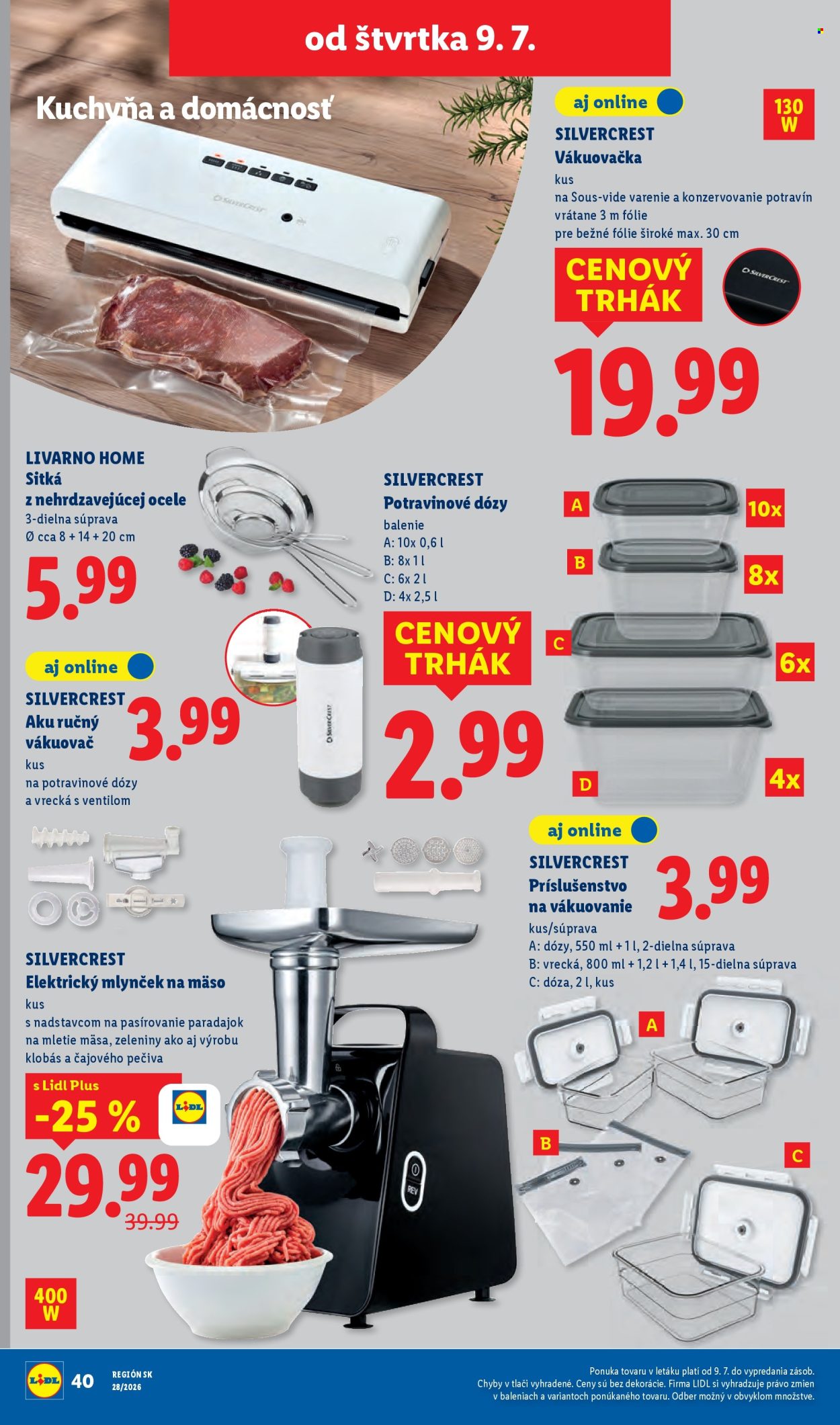 Leták Lidl - 6.7.2026 - 12.7.2026. Strana 90