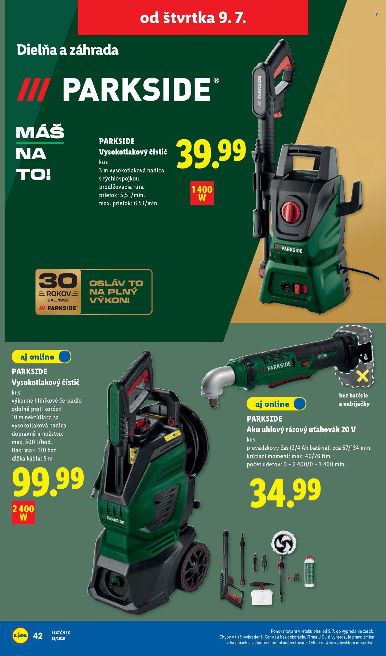 Leták Lidl - 6.7.2026 - 12.7.2026. Strana 94