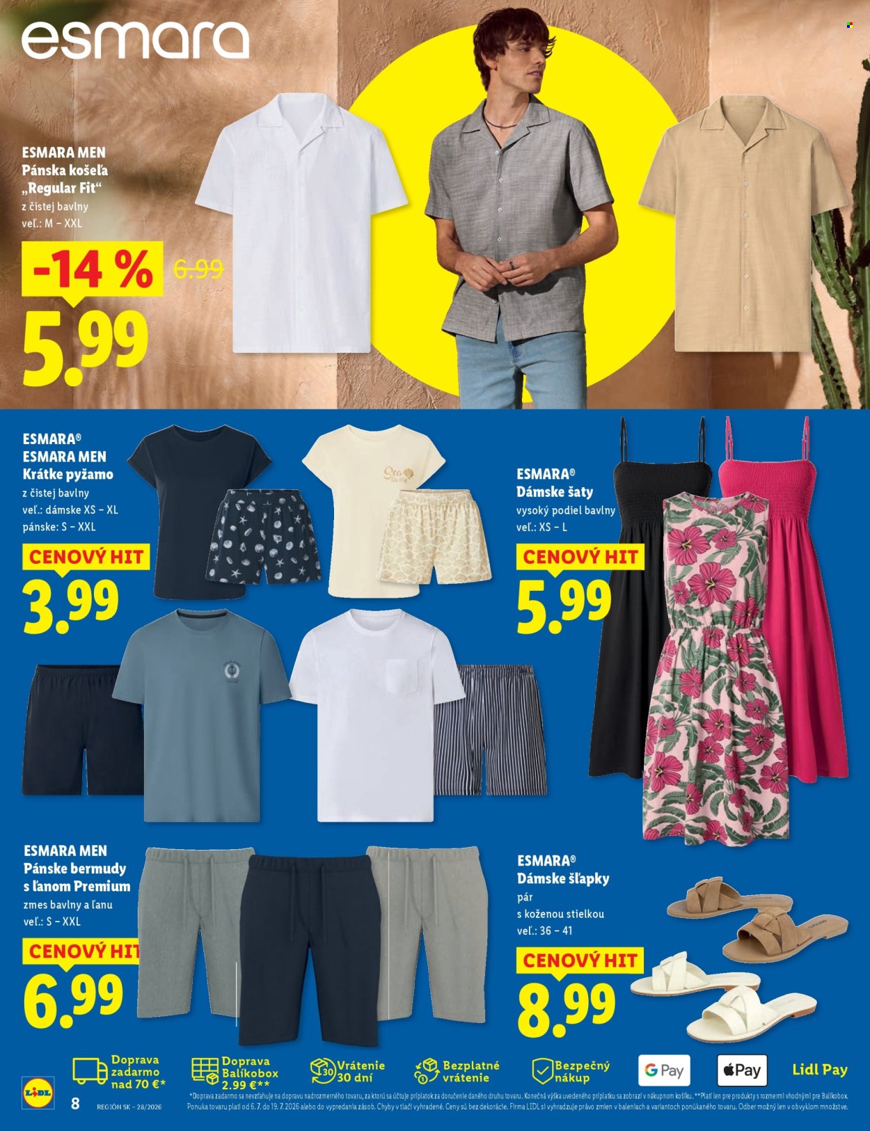 Leták Lidl - 6.7.2026 - 19.7.2026. Strana 8