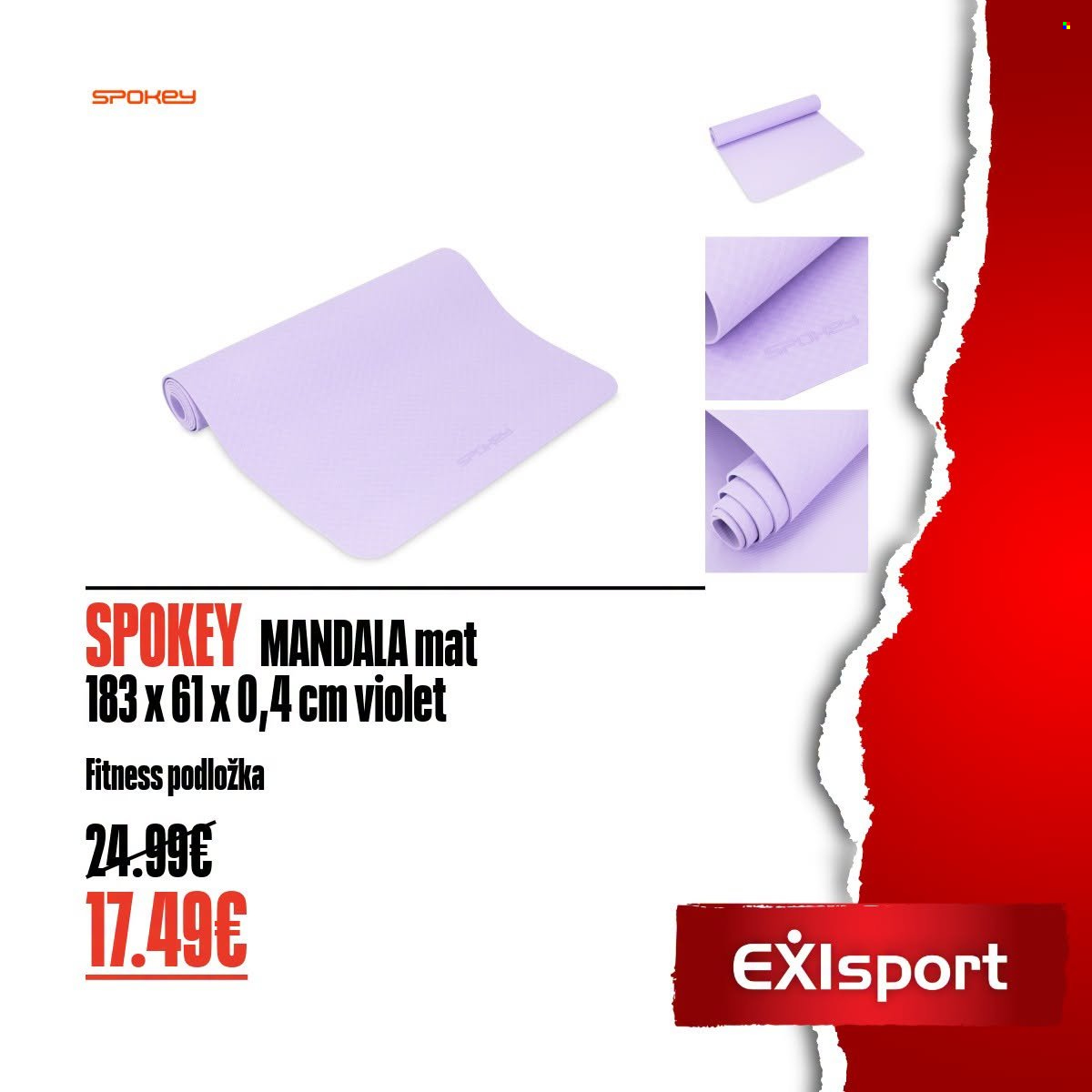 Leták Exisport. Strana 3