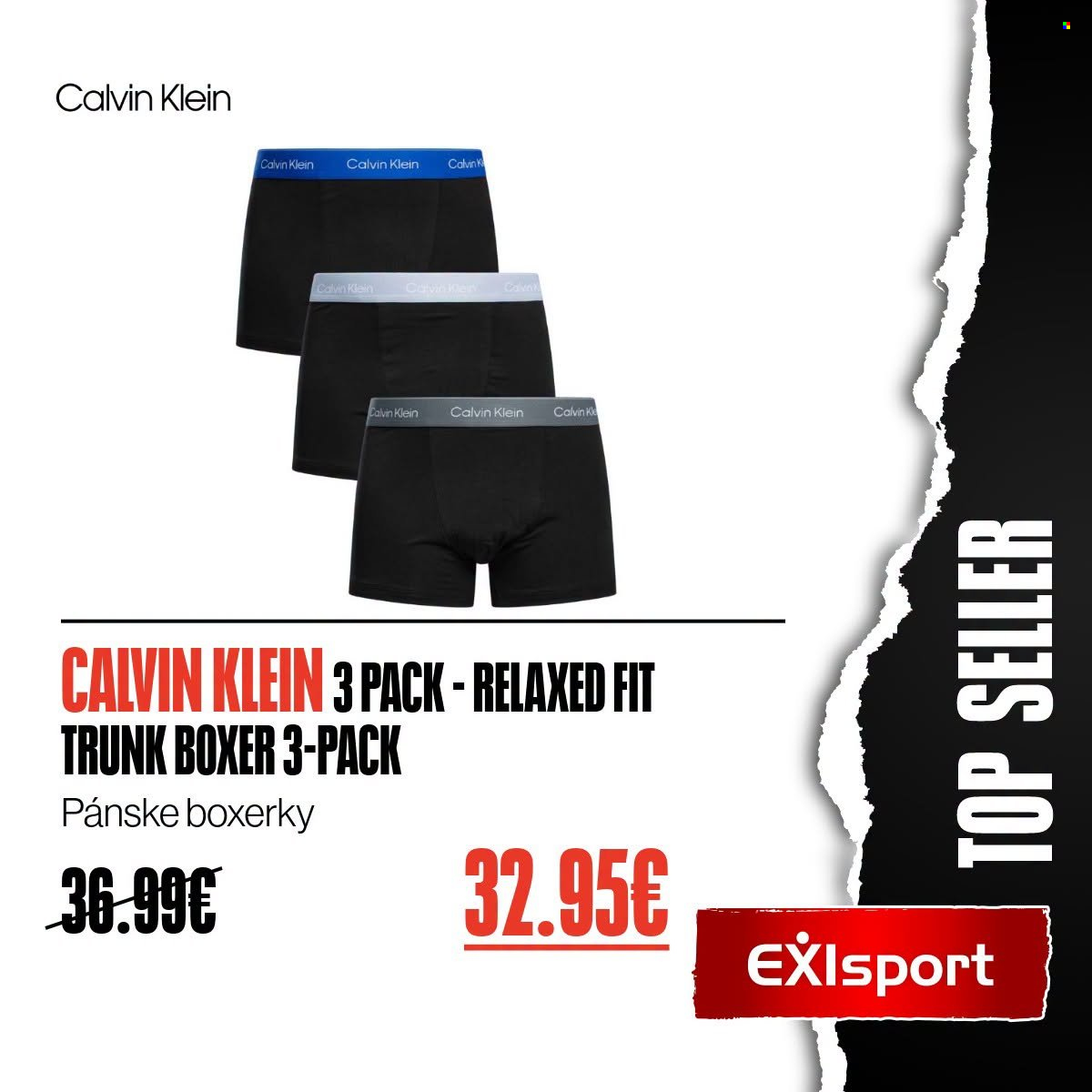 Leták Exisport. Strana 1