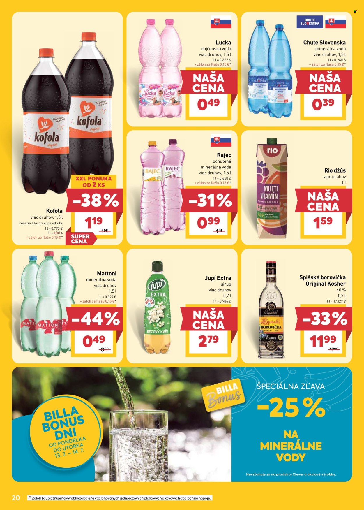 Leták Billa - 8.7.2026 - 14.7.2026. Strana 20