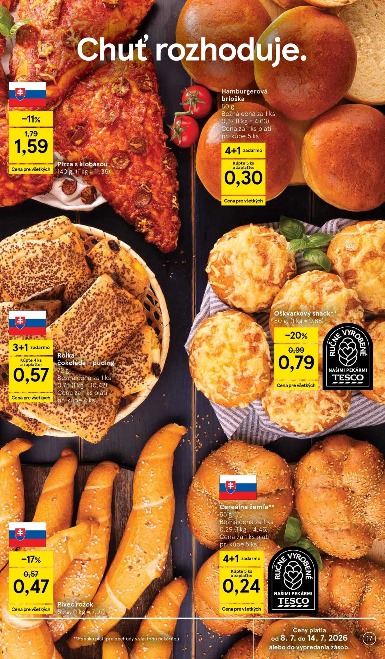 Leták TESCO - 8.7.2026 - 14.7.2026. Strana 17