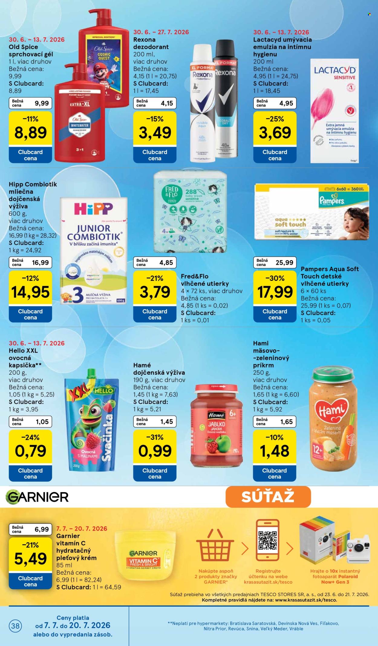 Leták TESCO - 8.7.2026 - 14.7.2026. Strana 38