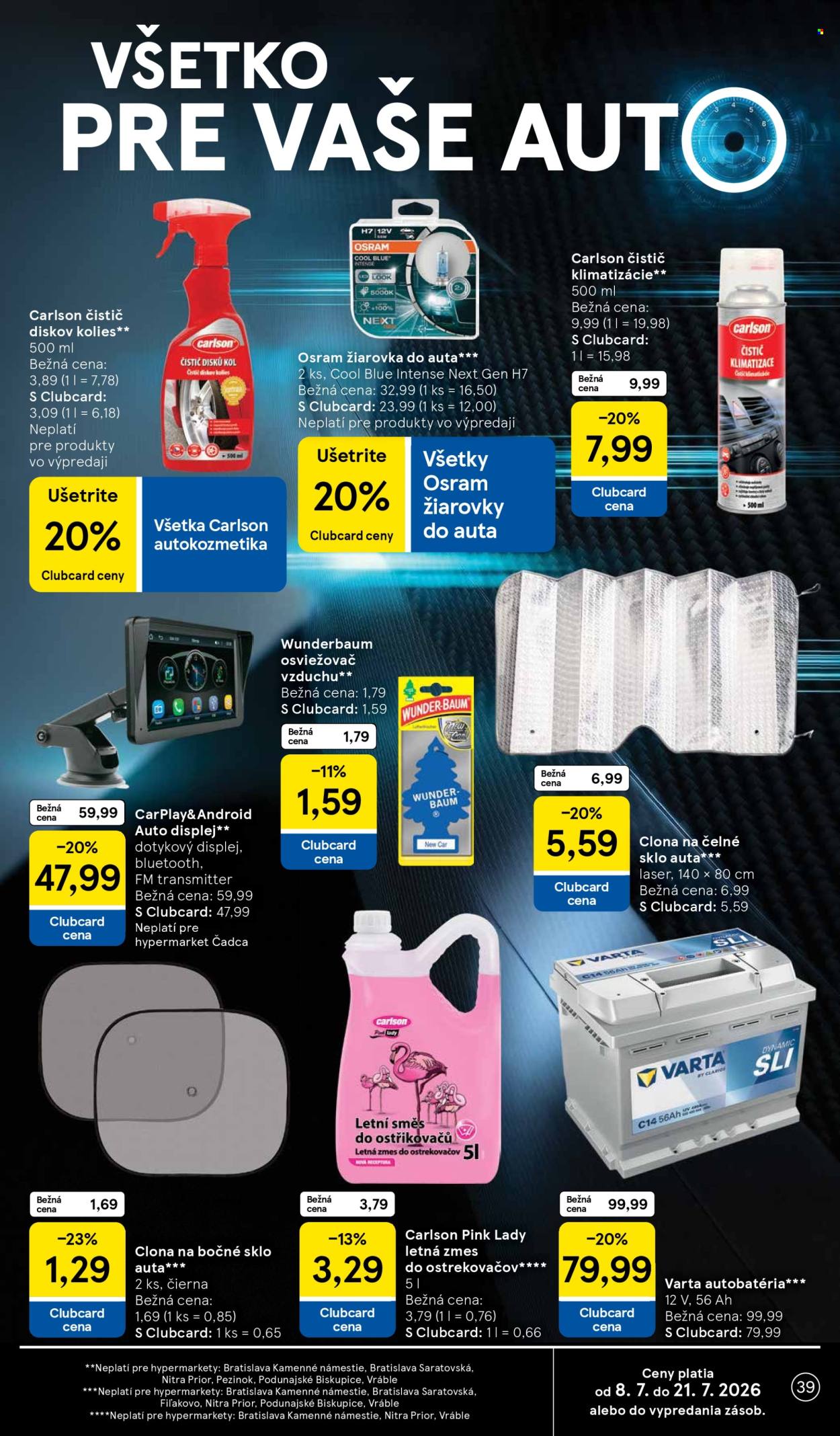 Leták TESCO - 8.7.2026 - 14.7.2026. Strana 39