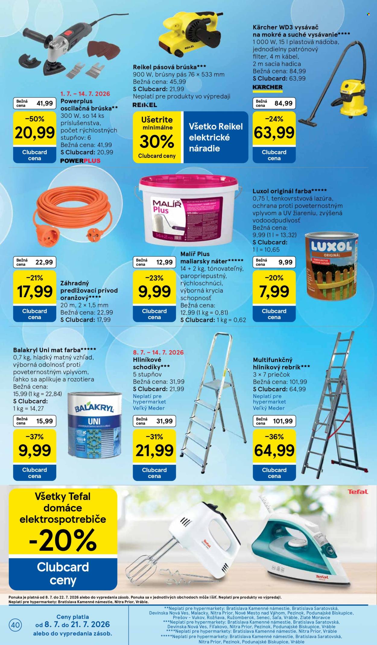 Leták TESCO - 8.7.2026 - 14.7.2026. Strana 40